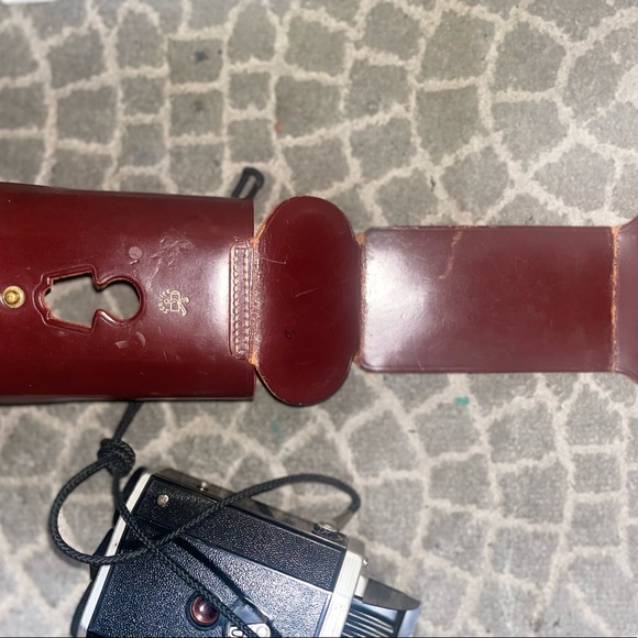 1940’s video camera in leather case / 1960’s color photo camera / vintage lense - Picture 12 of 16